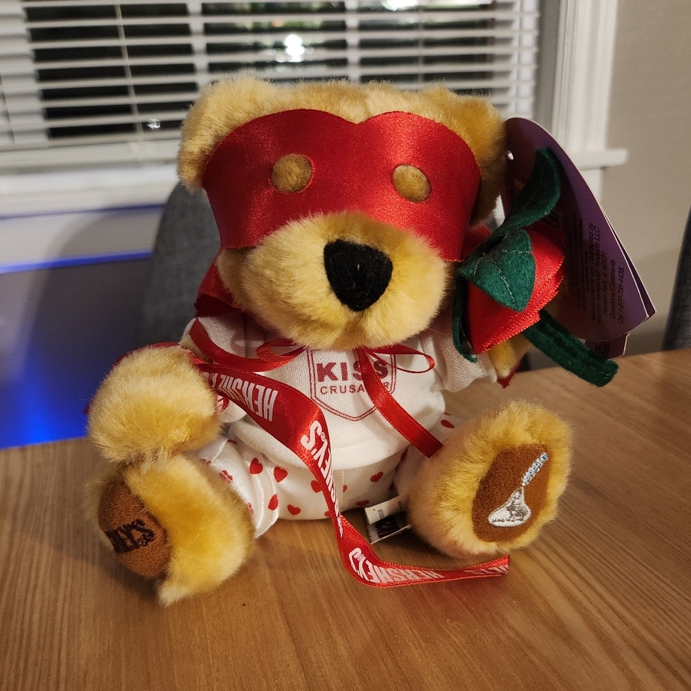 Hershey's Kiss Crusader Valentine's Bear From 2006